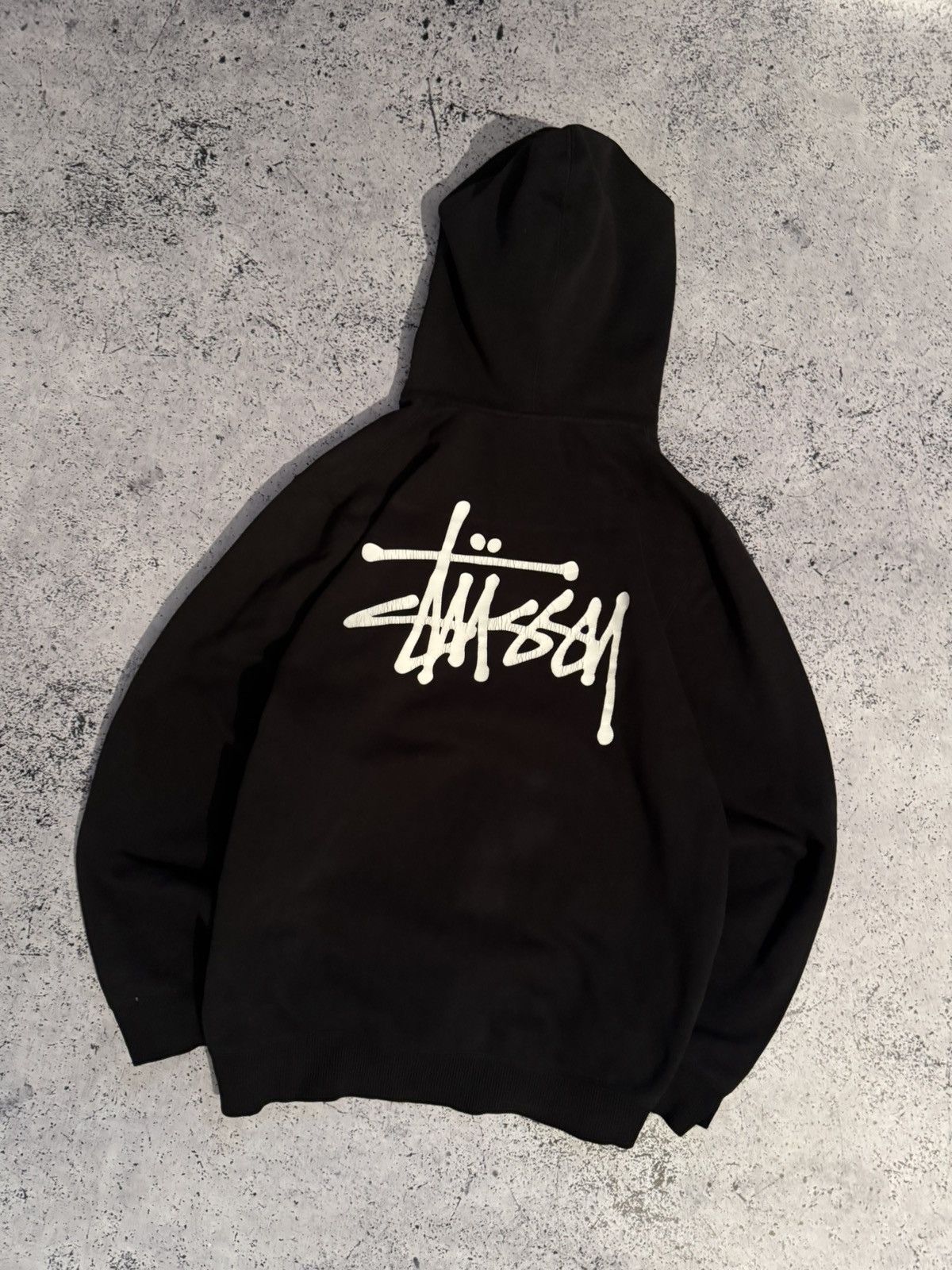 Stussy Streetwear * Stussy. Stussy Big Logo Black Hoodie Size US M / EU 48-50 / 2 - 4 Thumbnail