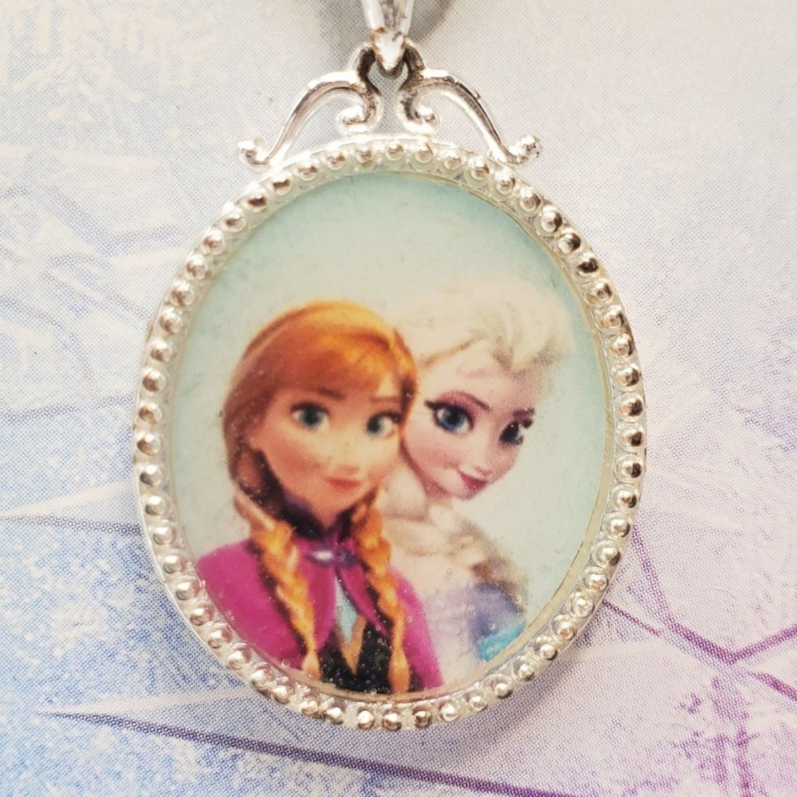 Disney Disney Frozen Anna & Elsa Necklace NIP Size ONE SIZE - 1 Thumbnail