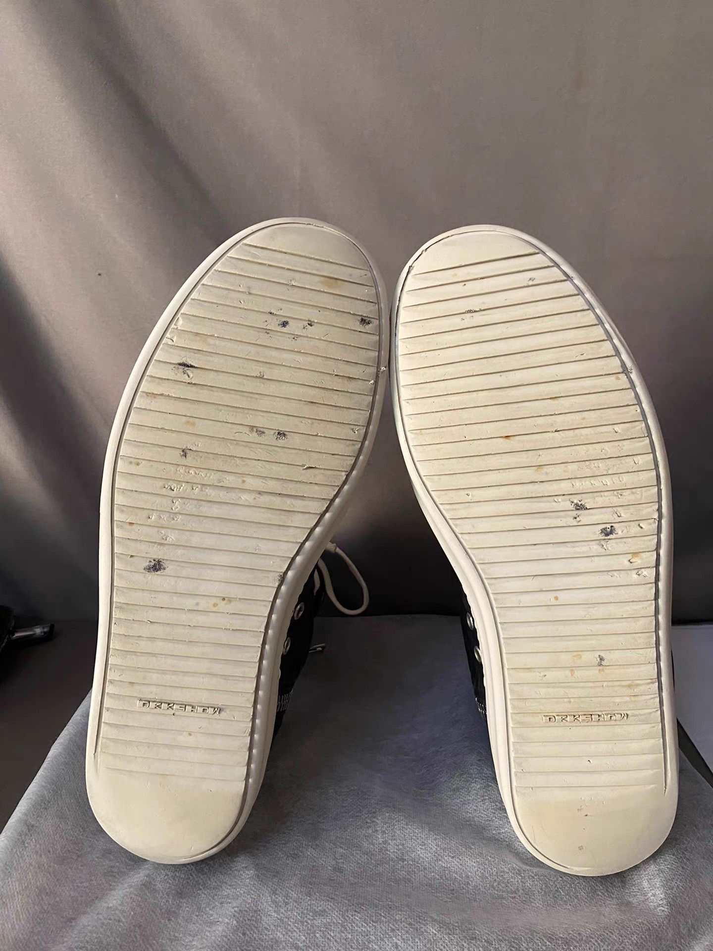 Rick Owens DRKSHDW satin sneakers