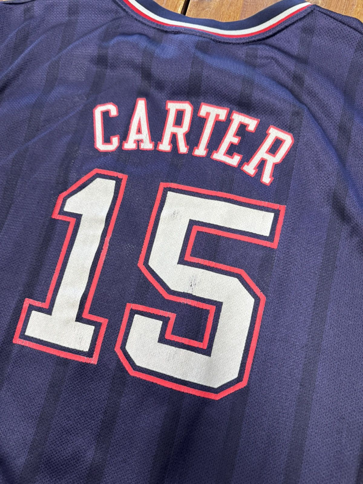 Reebok 2006-07 Vince Carter New Jersey Nets NBA Reebok Jersey Navy Size US XL / EU 56 / 4 - 8 Thumbnail