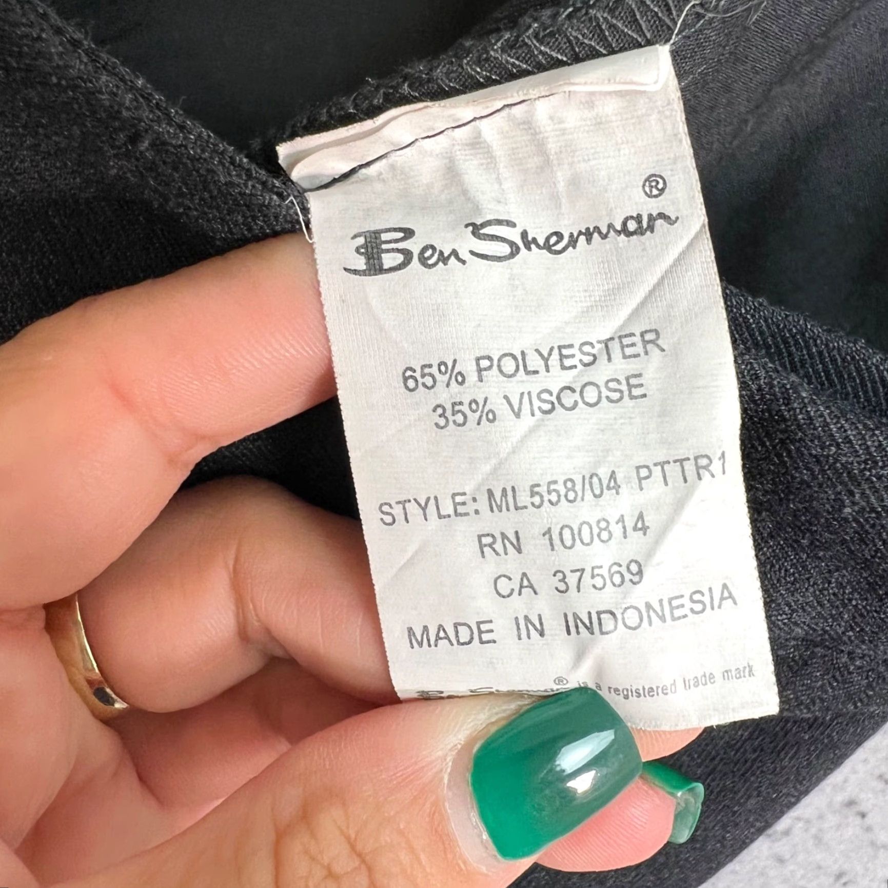 Ben Sherman Ben Sherman Mens Pants Dress Pants 31 Short Gray Straight Leg Inseam 29 Polyester Viscose Flat Front 8/10 Vintage Official Measurements Size US 31 - 4 Thumbnail