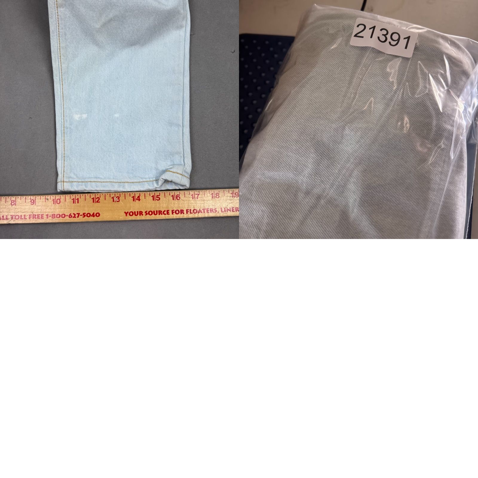 Levi's VINTAGE Levi's 501 Jeans Womens 90s Blue Button Fly 30x30 Distressed Jeans Women's 501 Series Size 30" / US 8 / IT 44 - 11 Thumbnail