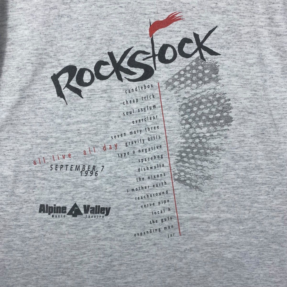 Vintage Vintage 90's ROCKSTOCK FESTIVAL Tee Shirt Extra Large Size Size US XL / EU 56 / 4 - 5 Thumbnail