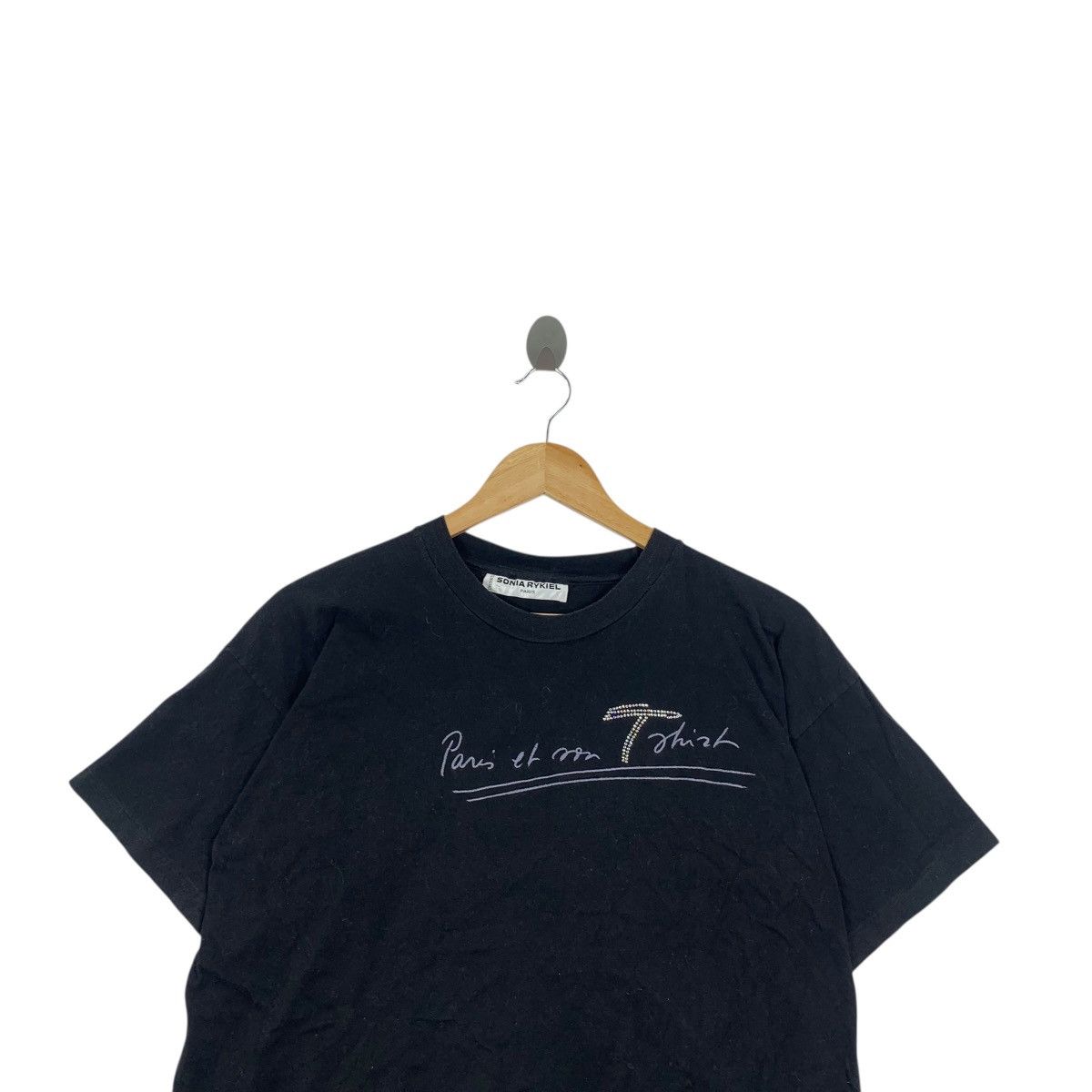 Sonia Rykiel Vintage SONIA RYKIEL PARIS Sequinned Boxy Collection Tee Size M / US 6-8 / IT 42-44 - 1 Thumbnail