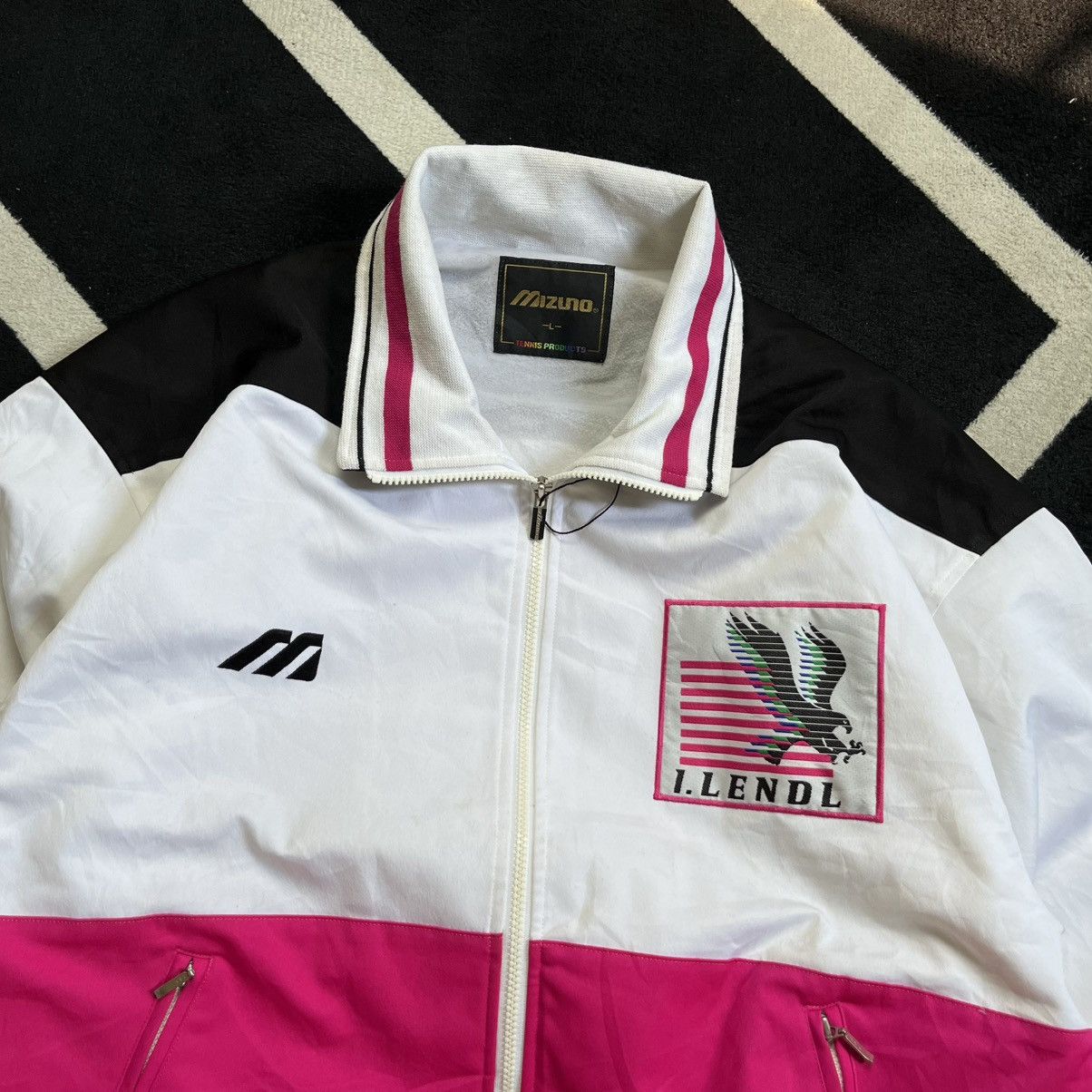 Mizuno Rare🔥Mizuno x Ivan Lendl Vintage Tennis Jacket — 1980s Size US L / EU 52-54 / 3 - 3 Thumbnail