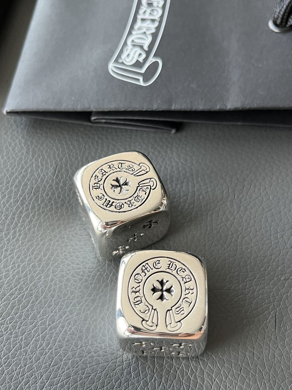 Chrome Hearts Extremely RARE Chrome Hearts Dice Set (x2) Size ONE SIZE - 17 Thumbnail