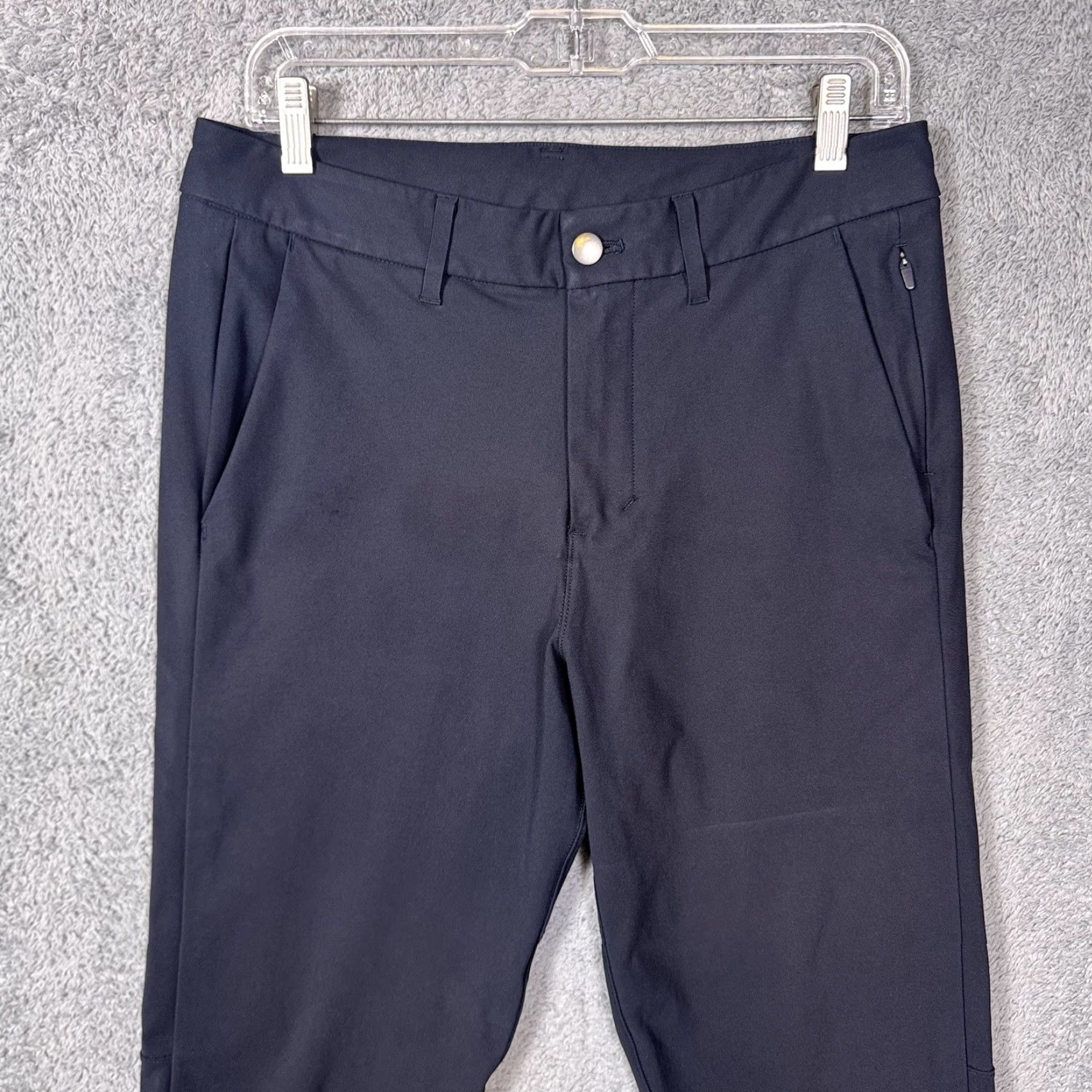 Lululemon Lululemon Commission Pants Mens 30x31 Black Slim Taper Tech ABC Chinos Stretch Size US 30 / EU 46 - 2 Thumbnail