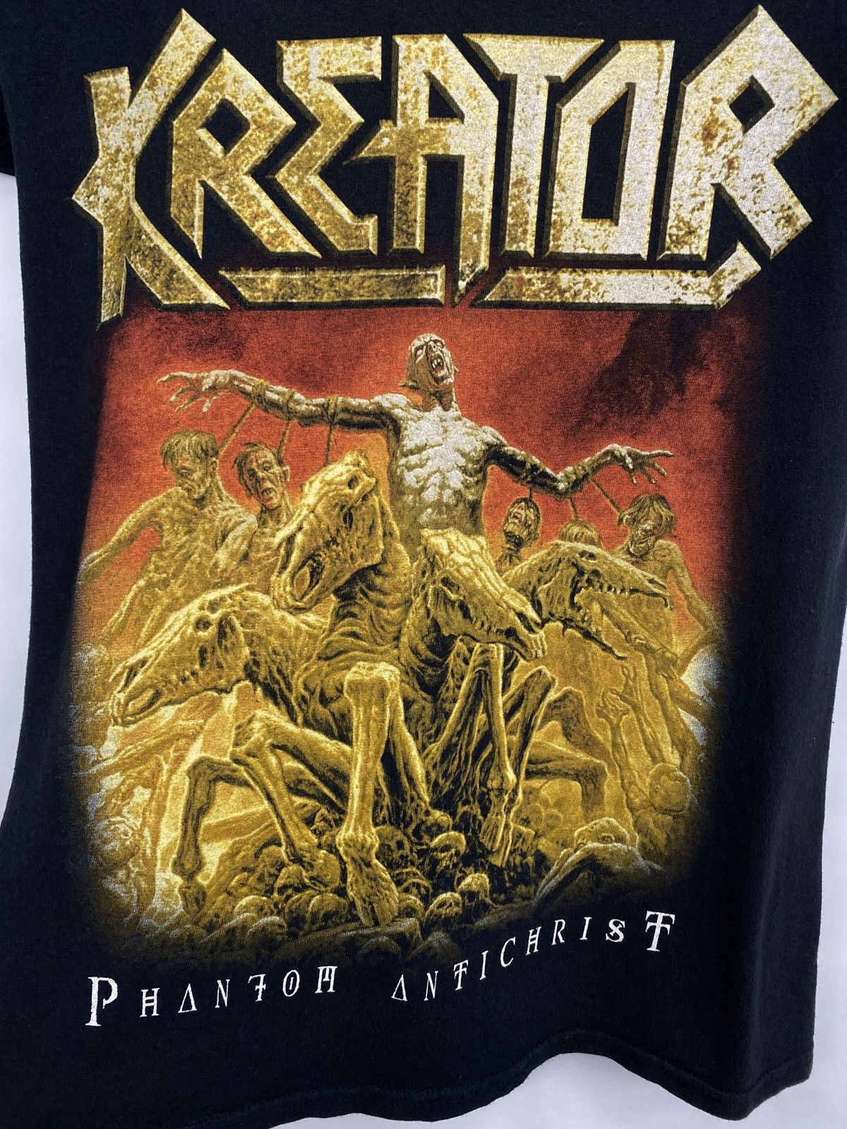 Band Tees Vintage Y2K Kreator Phantom Antichrist T-shirt rare retro Size US S / EU 44-46 / 1 - 4 Thumbnail