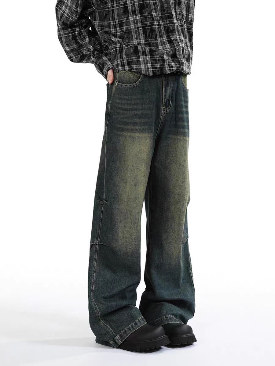 Japanese Brand × Jean Street vintage Y2K baggy wide leg jeans Size US 32 / EU 48 - 5 Thumbnail