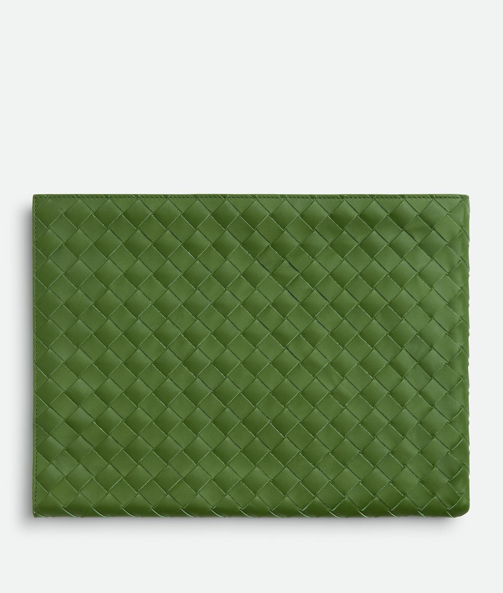 Bottega Veneta o1loc1c0325 Size: OS / 607479 Half-Zip Pouch in Green Size ONE SIZE - 3 Thumbnail