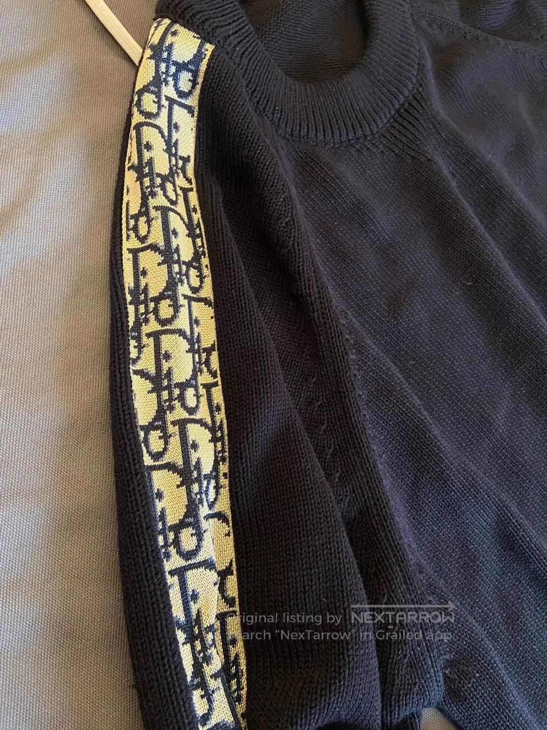 Dior dior logo sweater in navy blue. Size US L / EU 52-54 / 3 - 4 Thumbnail