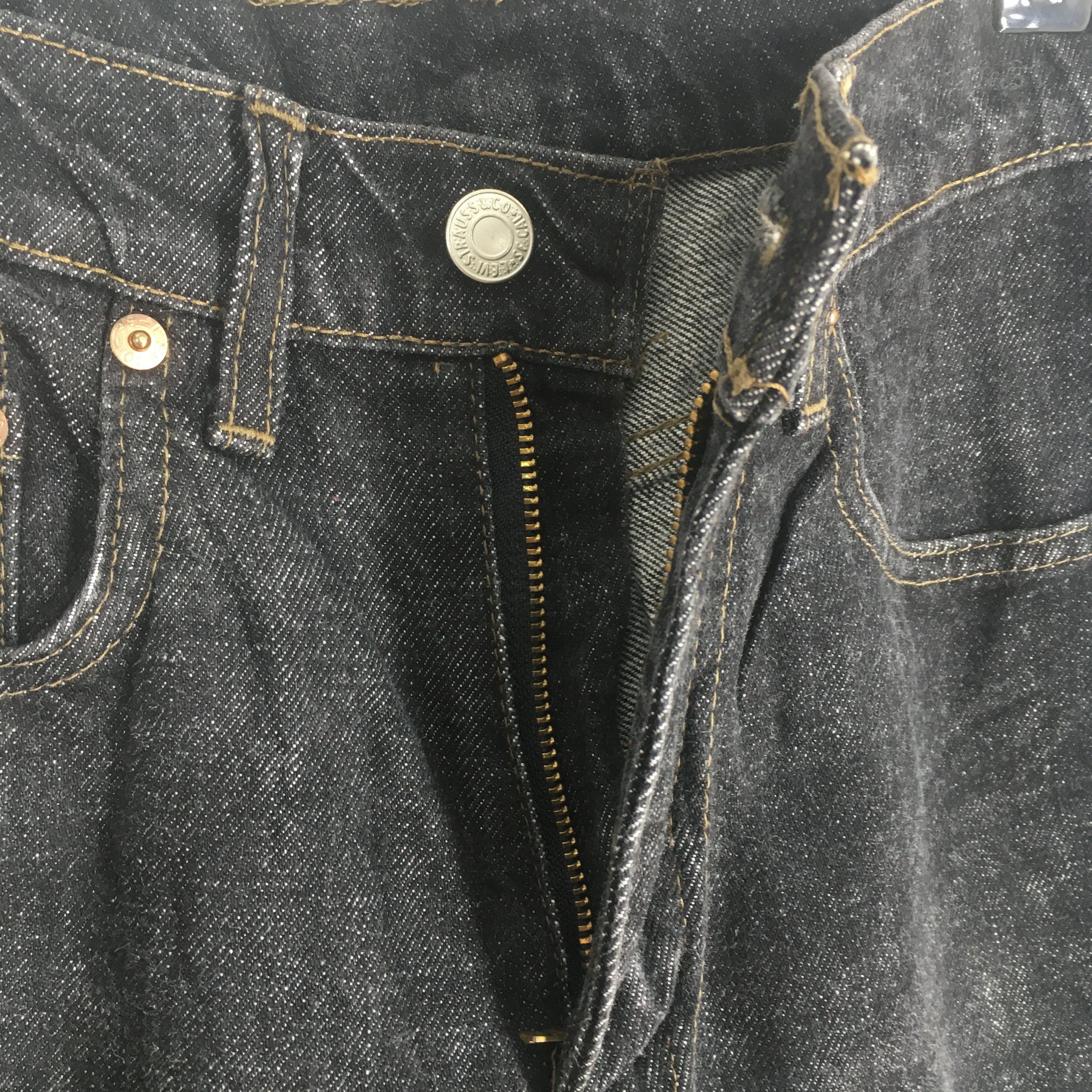 Levi's Size 26x32 Vintage Levi's 503 Black Women's Jeans S2032 Size 26" / US 2 / IT 38 - 6 Thumbnail
