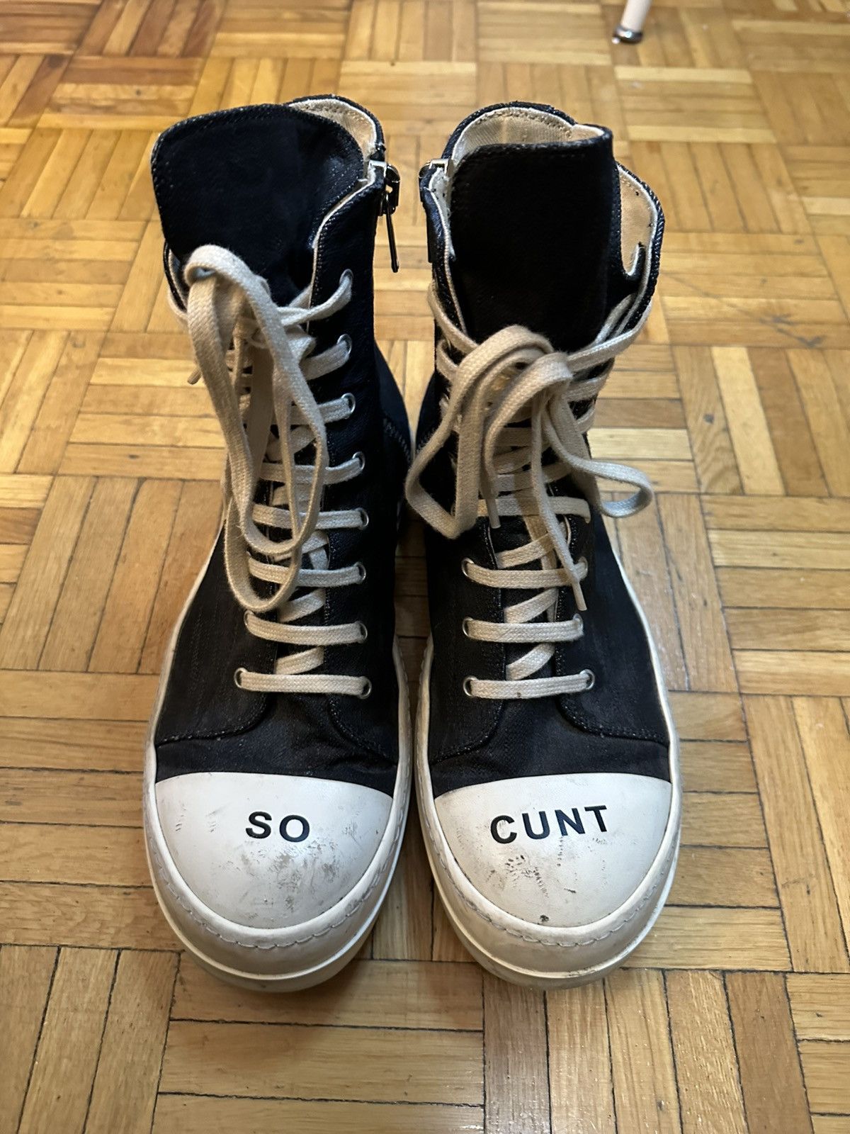 Rick Owens Drkshdw Rick Owens So Cunt Ramones Size 10 Size US 10 / EU 43 - 3 Thumbnail