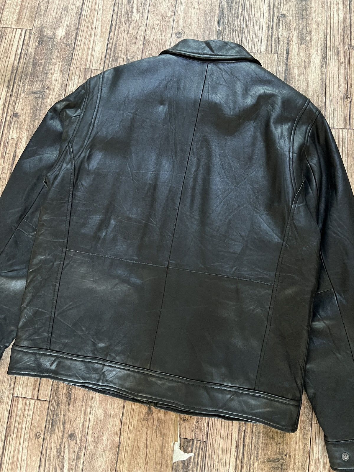 Vintage Boston Harbour Leather Jacket BNWT Size US M / EU 48-50 / 2 - 6 Thumbnail