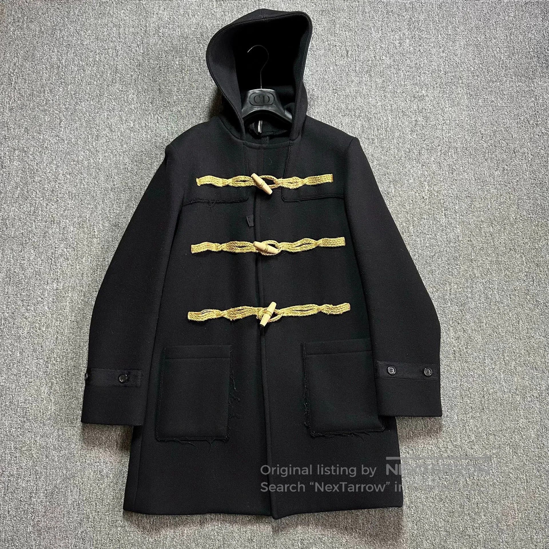 Dior dior homme black toggle hooded coat. Size US M / EU 48-50 / 2 - 1 Thumbnail