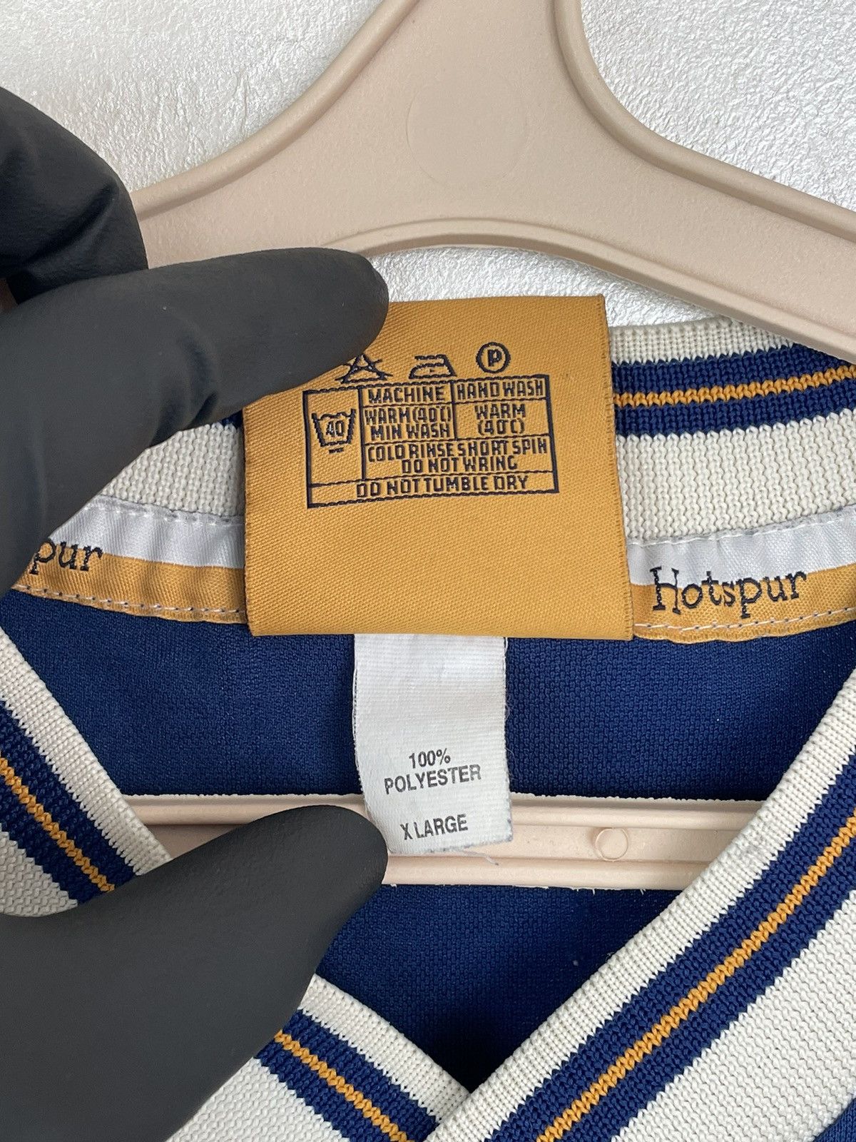 PONY Pony Tottenham Hotspur 1997-1998 Blue Away Soccer Jersey XL Size US XL / EU 56 / 4 - 7 Thumbnail