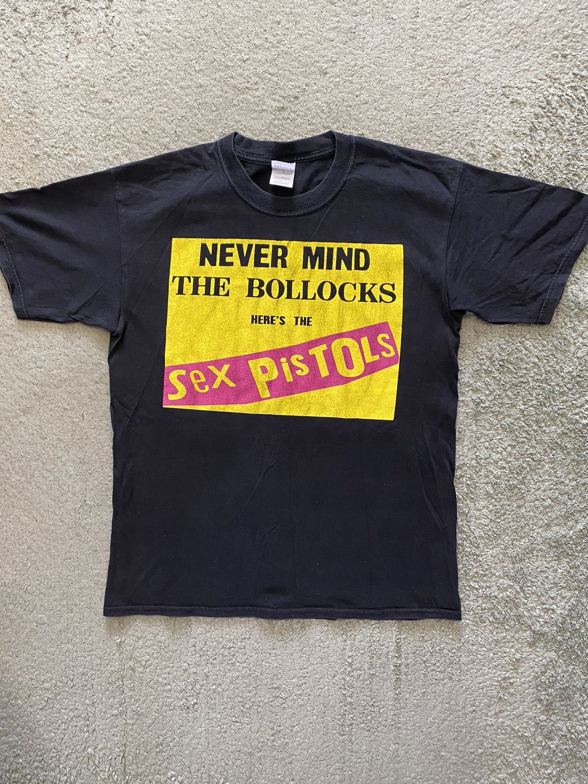 Band Tees × Vintage Vintage 90s Sex Pistols Never Mind The Bollocks-God Tee Size US L / EU 52-54 / 3 - 1 Thumbnail