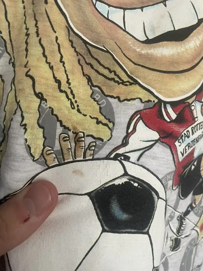 Vintage Vintage Feyenoord Rotterdam T Shirt 90s Soccer Football Size US XL / EU 56 / 4 - 7 Thumbnail
