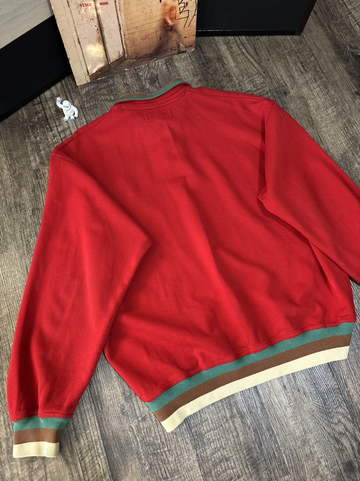 Lanvin True Vintage Lanvin Sport Designer Quarter Button Sweatshirt Size US L / EU 52-54 / 3 - 8 Thumbnail