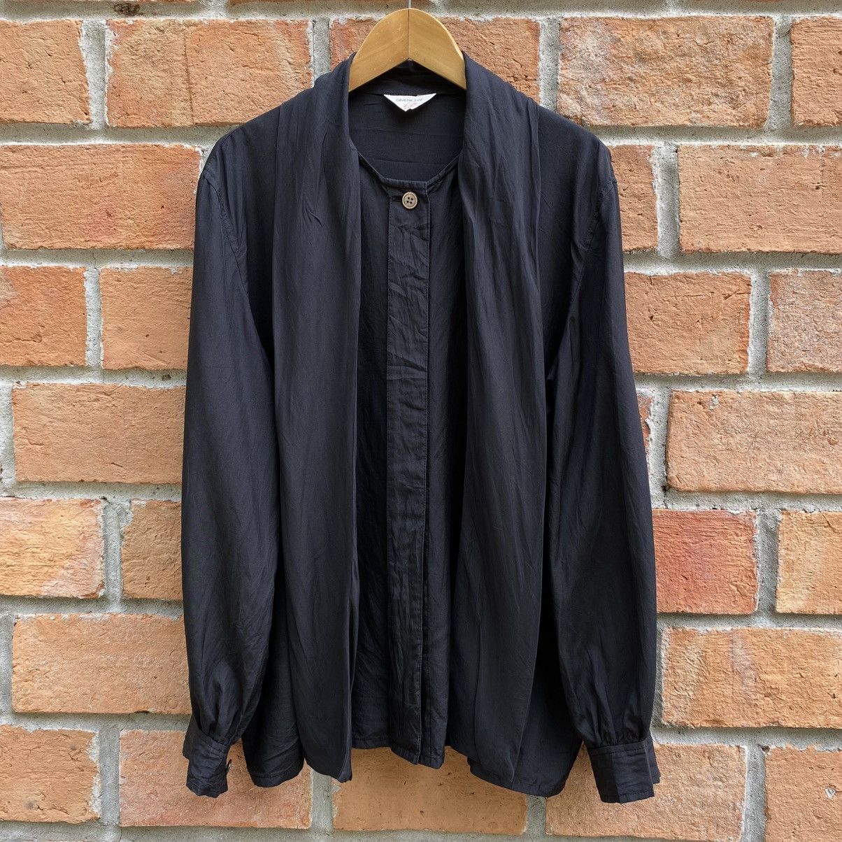 Givenchy GIVENCHY Black Long Sleeve Blouse with Tie Neck Size M / US 6-8 / IT 42-44 - 5 Thumbnail