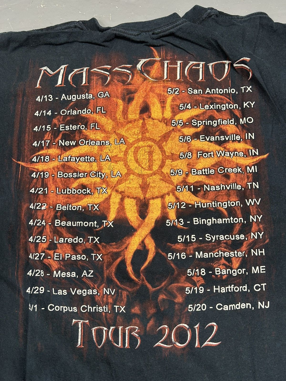 Band Tees × Vintage Crazy Vintage 2012 Essential Black Godsmack Band Tee Shirt Size US L / EU 52-54 / 3 - 2 Thumbnail