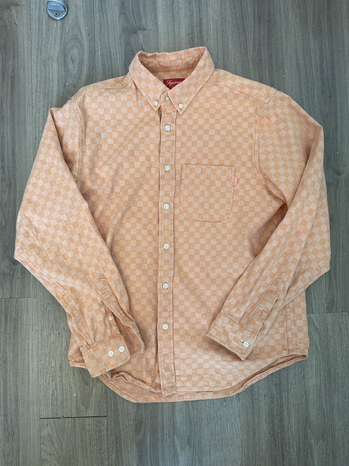 Supreme Supreme Checkered Denim Shirt Size US M / EU 48-50 / 2 - 1 Thumbnail