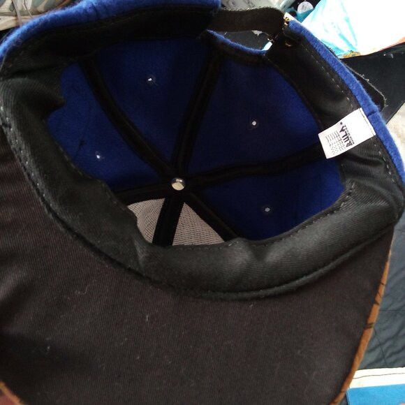 Vintage Vintage 90s Bula US Ski Team Wool Suede Brim Snap Back Hat Size ONE SIZE - 6 Thumbnail