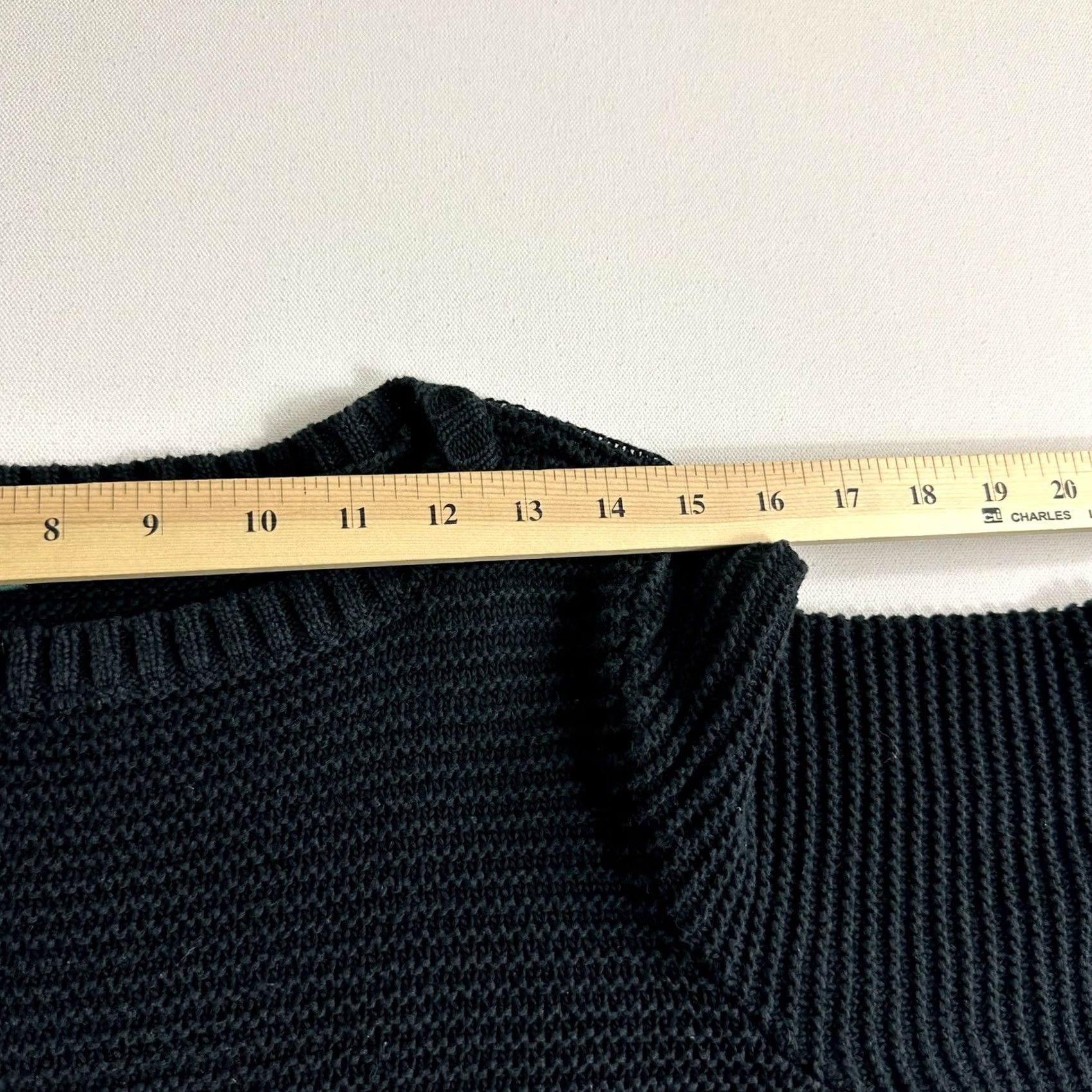 Ralph Lauren Lauren Ralph Lauren Sweater Women's XL Black Long Sleeve Ribbed Pullover Regular Fit Modern Knit Ribbed Pullover Women Holiday Casual Size XL / US 12-14 / IT 48-50 - 6 Thumbnail