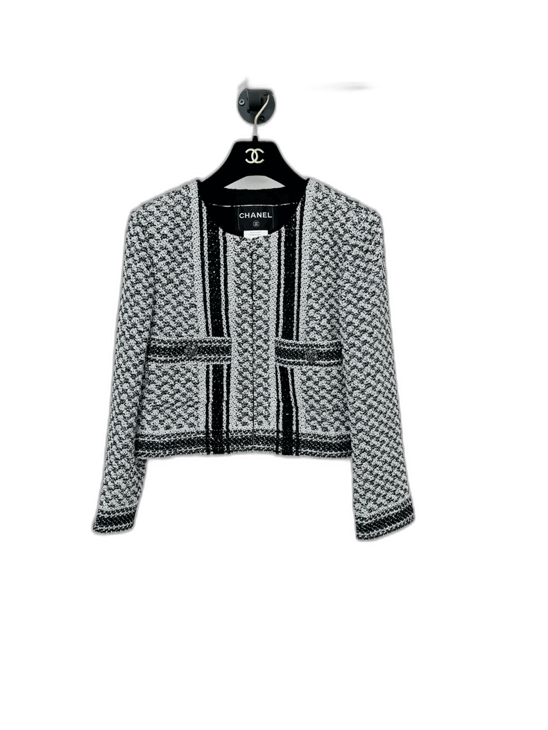 Chanel Handcrafted Sequined Jacket Size 40