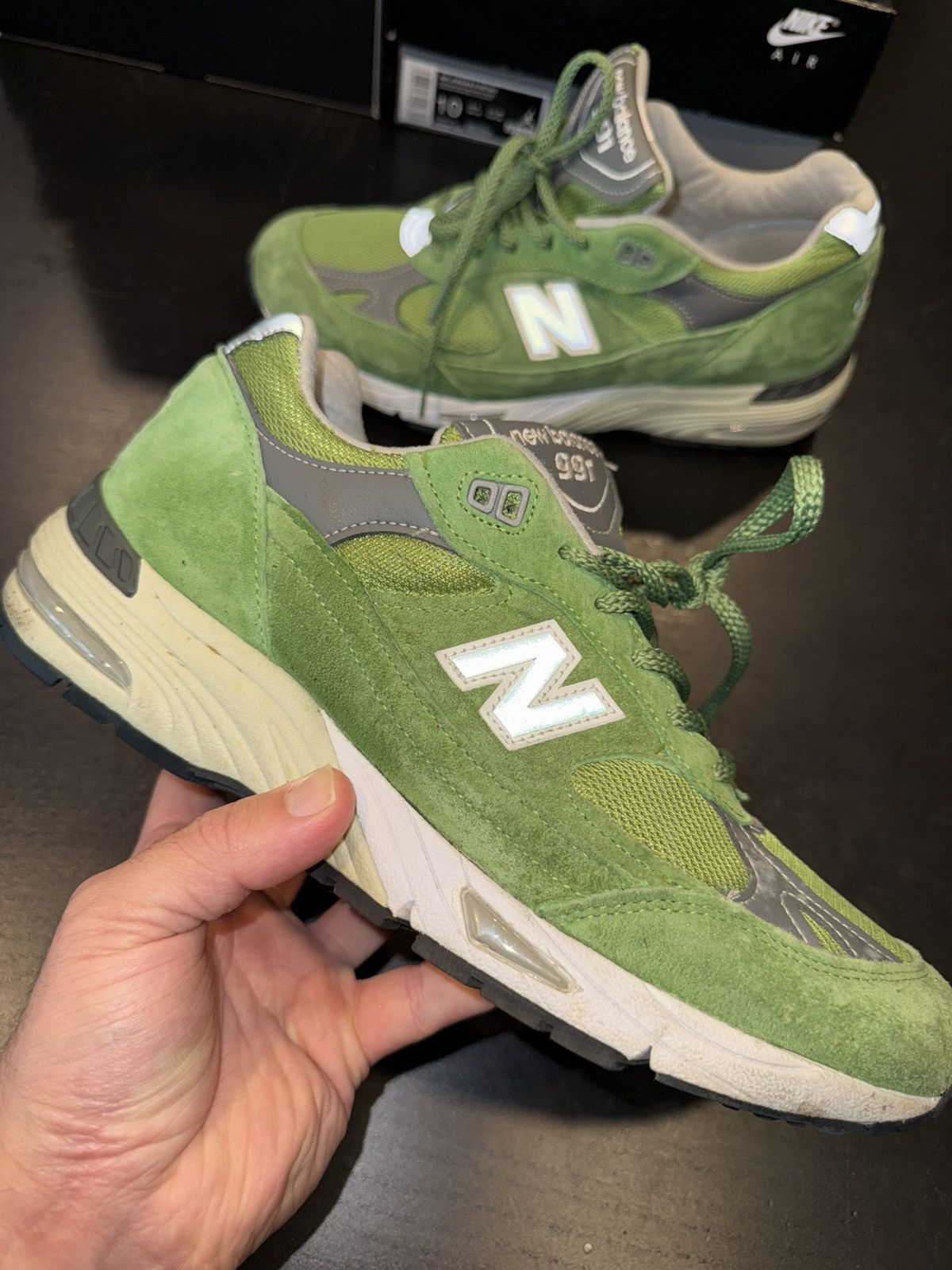 New Balance New Balance 991 Made in UK Bright Green US10 Size US 10 / EU 43 - 15 Thumbnail
