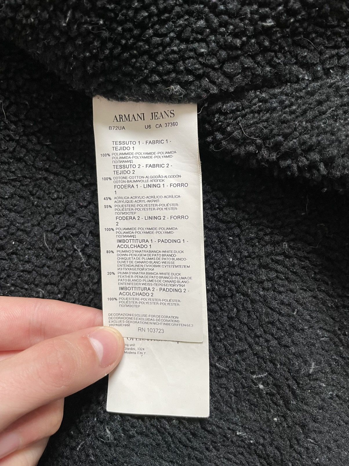 Armani × Emporio Armani × Giorgio Armani Armani Jeans puffer jacket Size US M / EU 48-50 / 2 - 8 Thumbnail