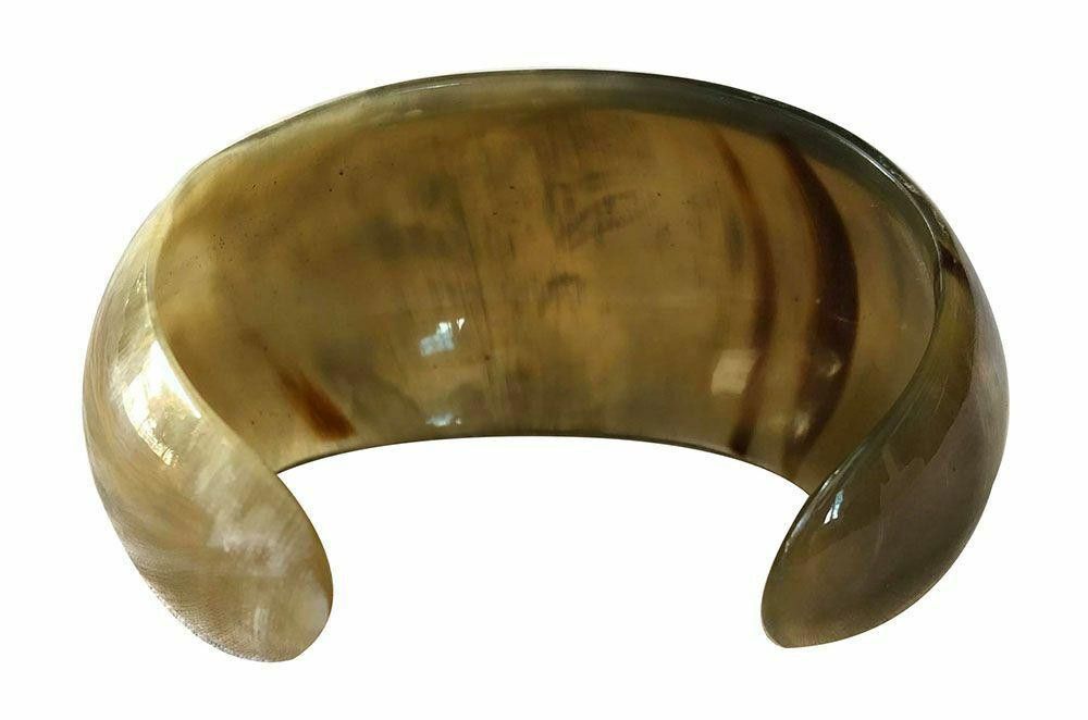 Designer New Textured Cow Horn Bracelet. Size ONE SIZE - 3 Thumbnail