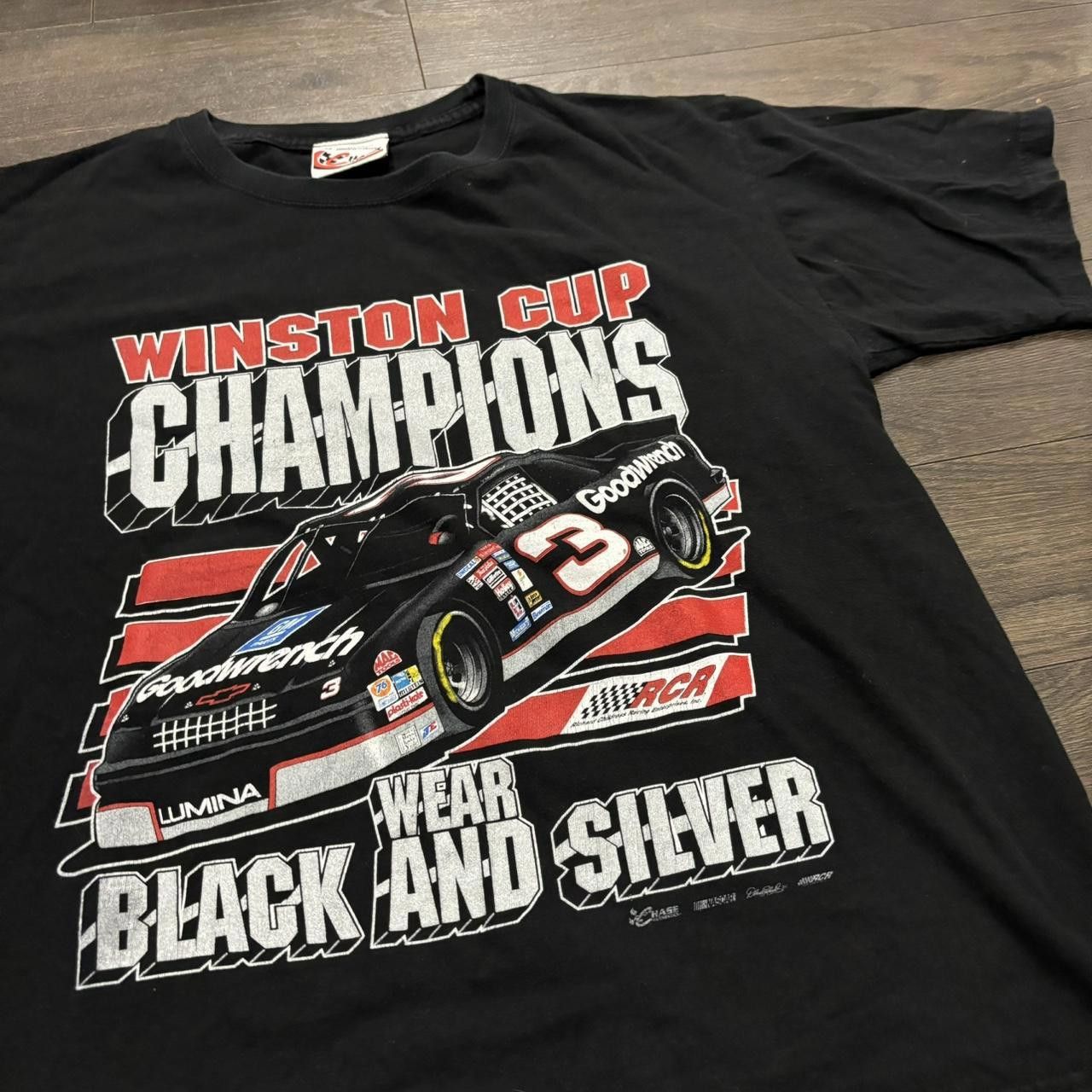 Chase Authentics Vintage Winston Cup Champions Dale Earnhardt Jr T Shirt 90s Size US M / EU 48-50 / 2 - 2 Thumbnail