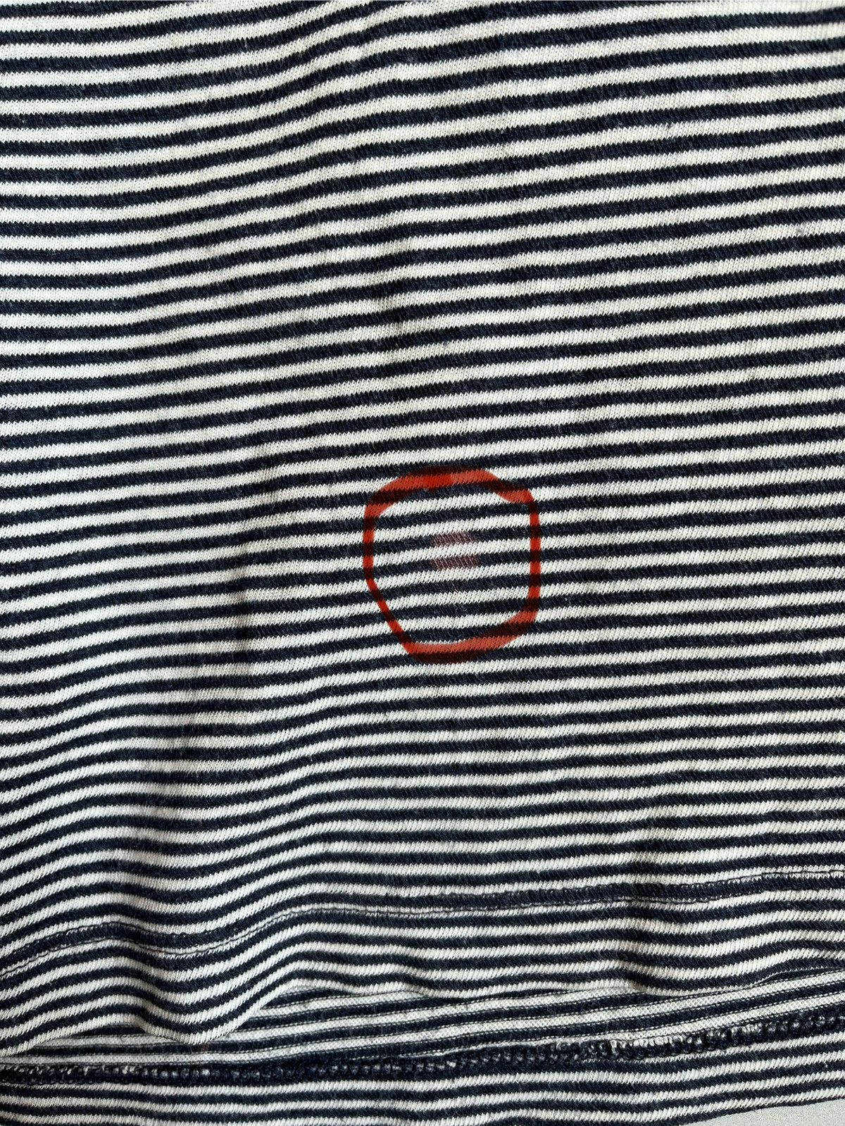 Officine Generale Officine Generale Women Blue & White Short Sleeve Striped Size M / US 6-8 / IT 42-44 - 6 Thumbnail
