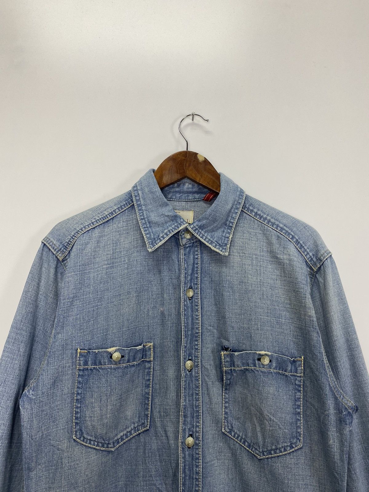Levi's × Vintage Vintge Levis redloop button up Size US L / EU 52-54 / 3 - 6 Thumbnail