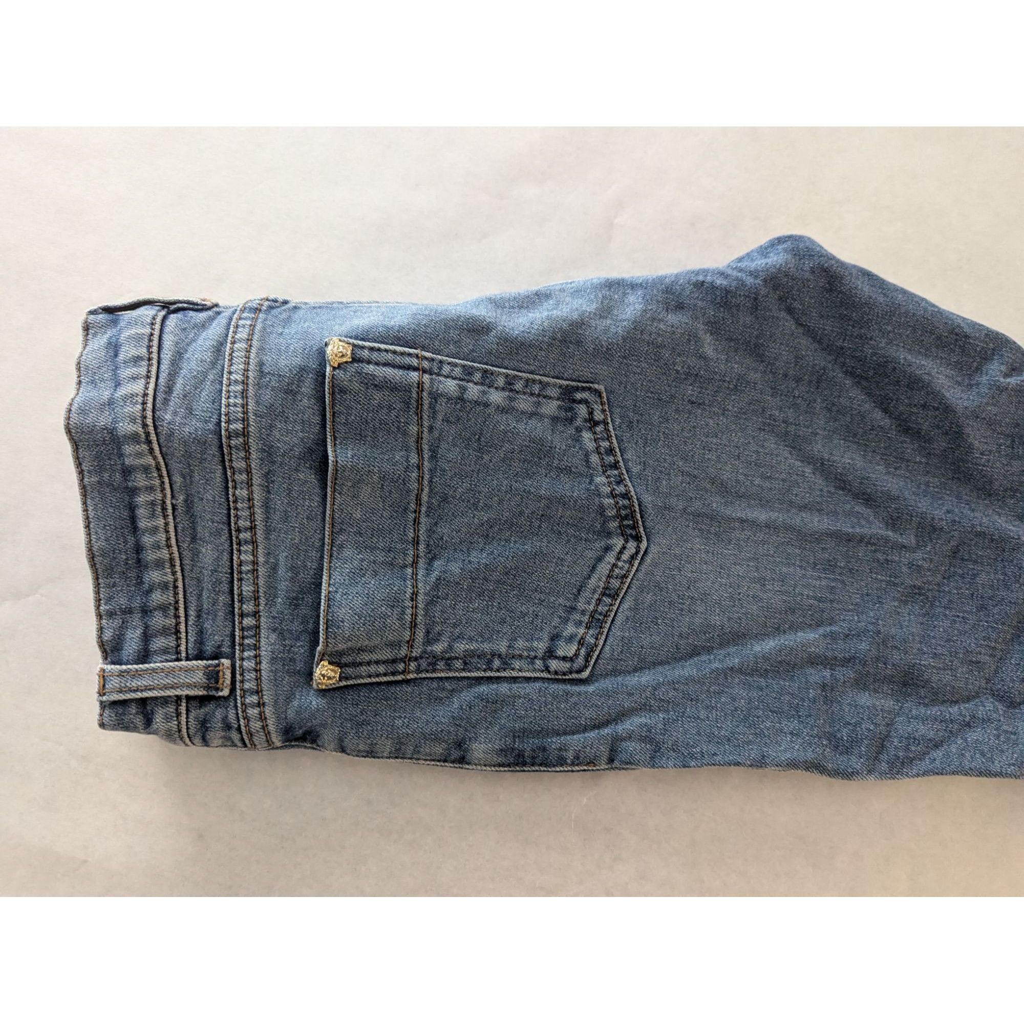 Versace Versace Women's Embroidered Jeans 28 Authentic Made In Italy Size 28" / US 6 / IT 42 - 25 Thumbnail