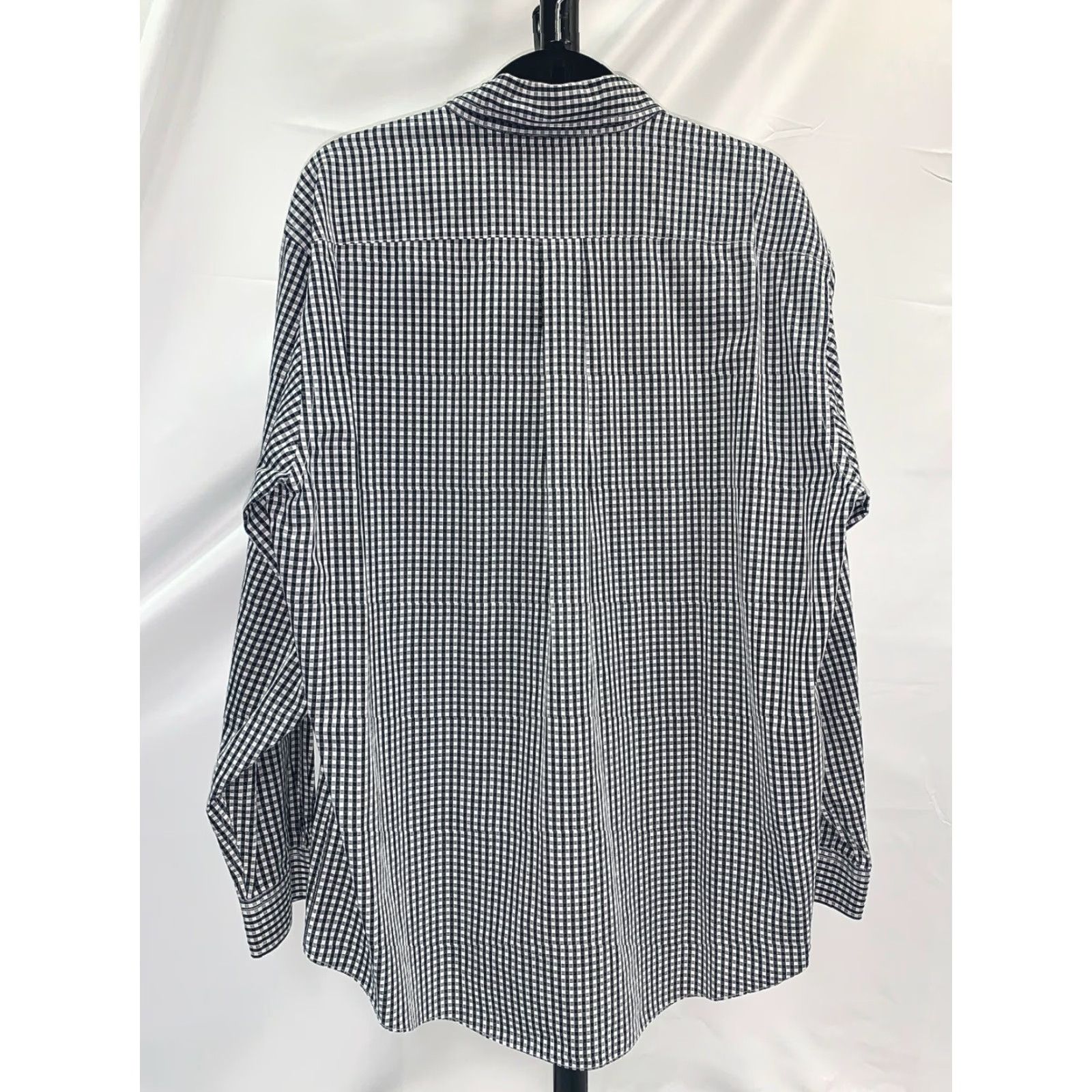 Brooks Brothers VINTAGE Brooks Brothers Men's Check Button-Up Collared Shirt Large Black and White Shirt Mens Vintage 80s 90s Business Size US L / EU 52-54 / 3 - 4 Thumbnail
