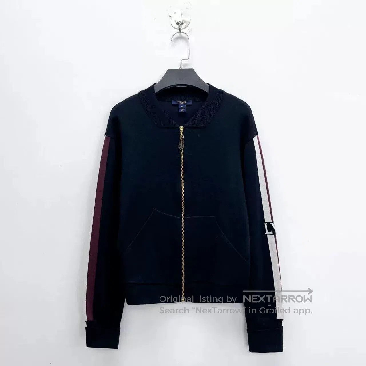 Louis Vuitton Louis Vuitton Stripe Logo Knit Jacket. Size US XS / EU 42 / 0 - 1 Thumbnail