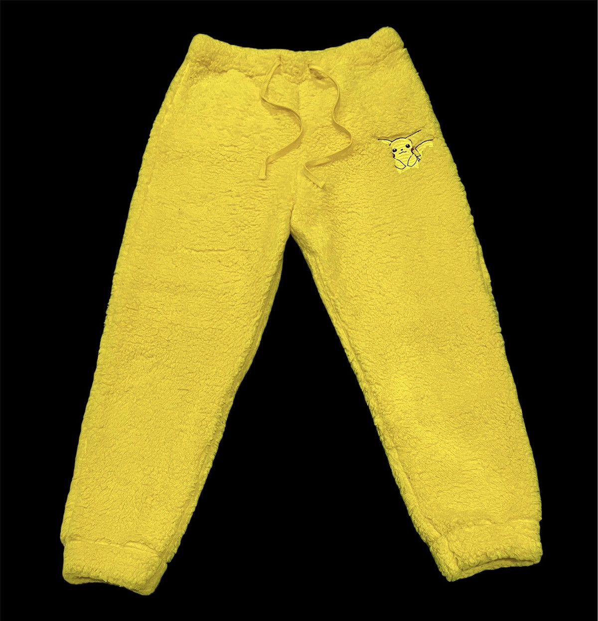 Japanese Brand Vintage Pokémon Pikachu Deep Fleece Sweatpants Size US 30 / EU 46 - 2 Thumbnail
