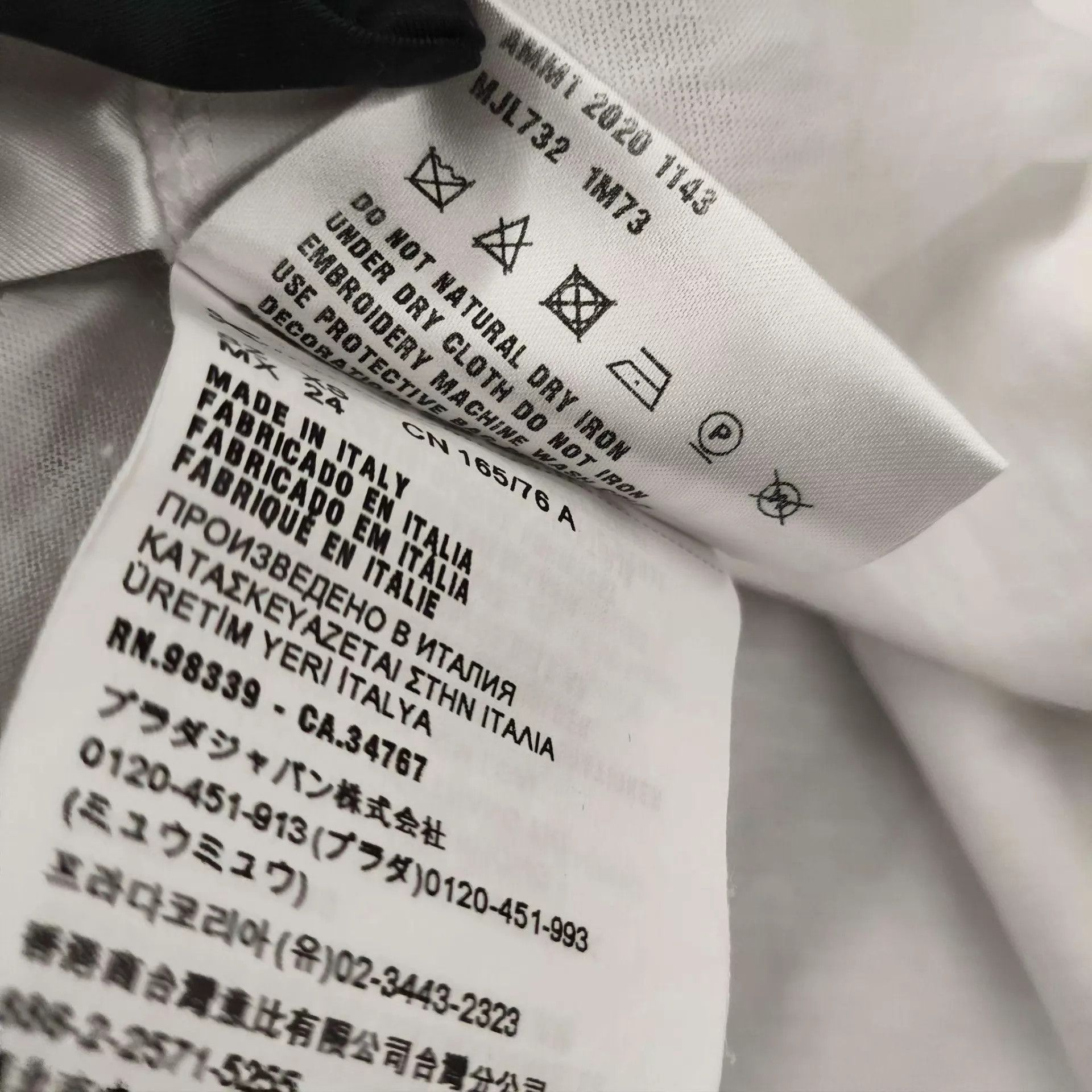 Miu Miu Miu Miu Crystal Long Sleeve White XS Size XS / US 0-2 / IT 36-38 - 6 Thumbnail