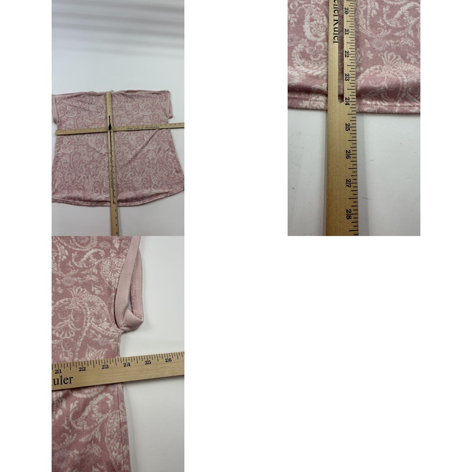 Lucky Brand Lucky Brand Pajama Set Womens 2XL Pink Paisley Lounge Shirt Pants Soft Sleepwear Size XXL / US 16-18 / IT 52-54 - 9 Thumbnail