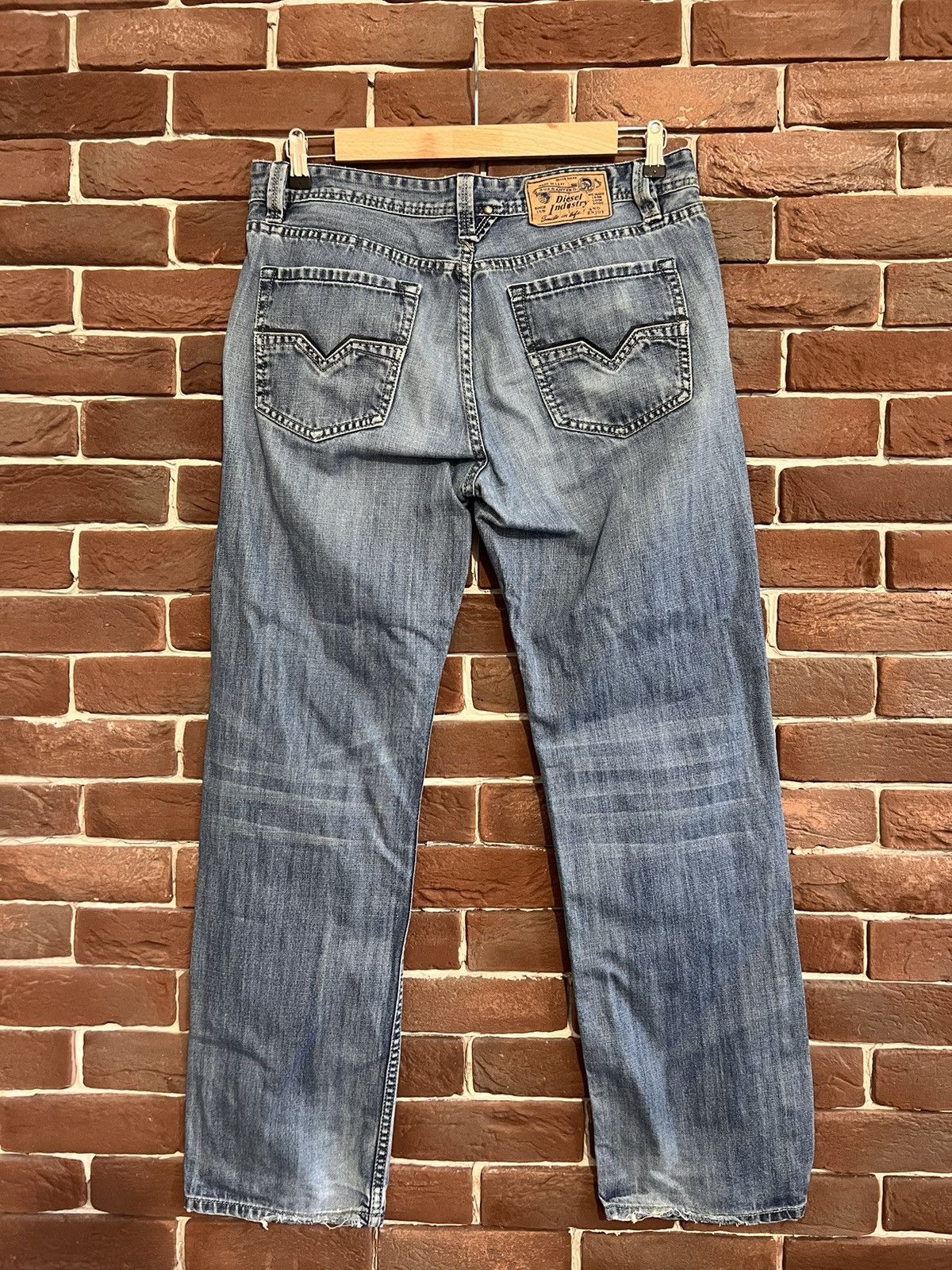 Diesel Vintage Y2k Rare Diesel Jeans Denim Pant Punk Rock Hype Size US 34 / EU 50 - 2 Thumbnail