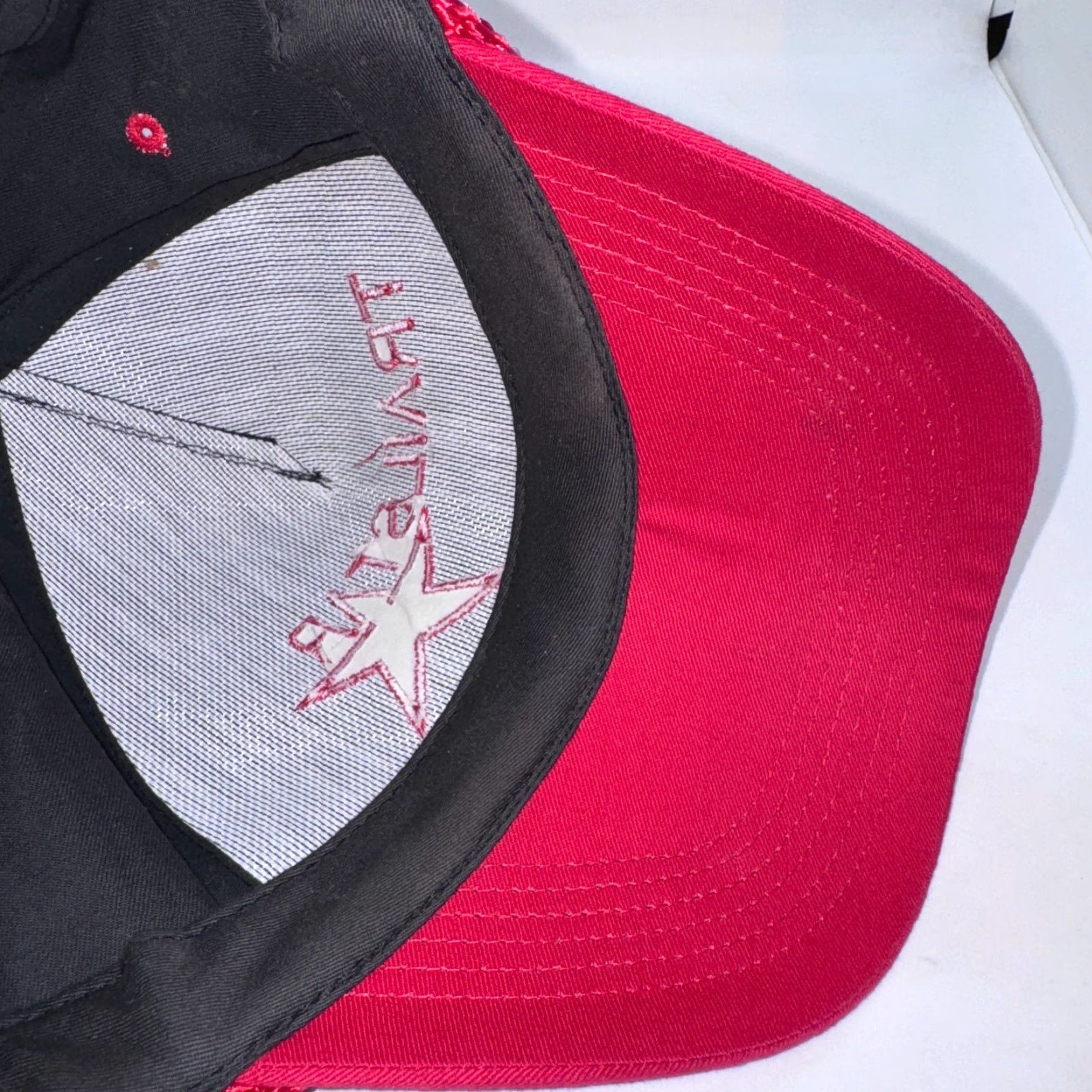 Roper VINTAGE Trail Star Hat Snapback Red Black Adjustable Men Canvas Cotton Logo Cap Size ONE SIZE - 5 Thumbnail