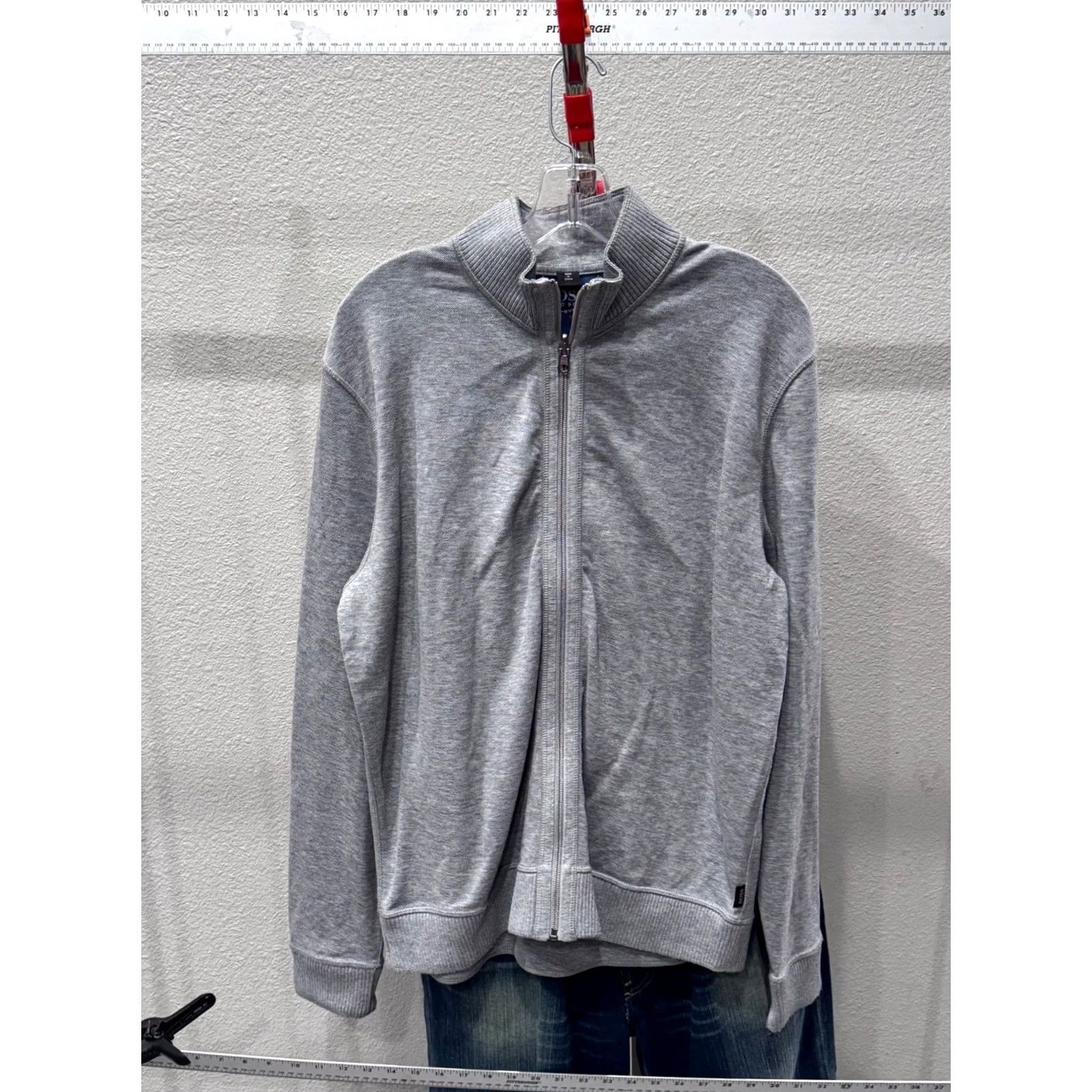 Hugo Boss Hugo Boss Gray Zippered Track SWEATER Large L Mens Size US L / EU 52-54 / 3 - 4 Thumbnail