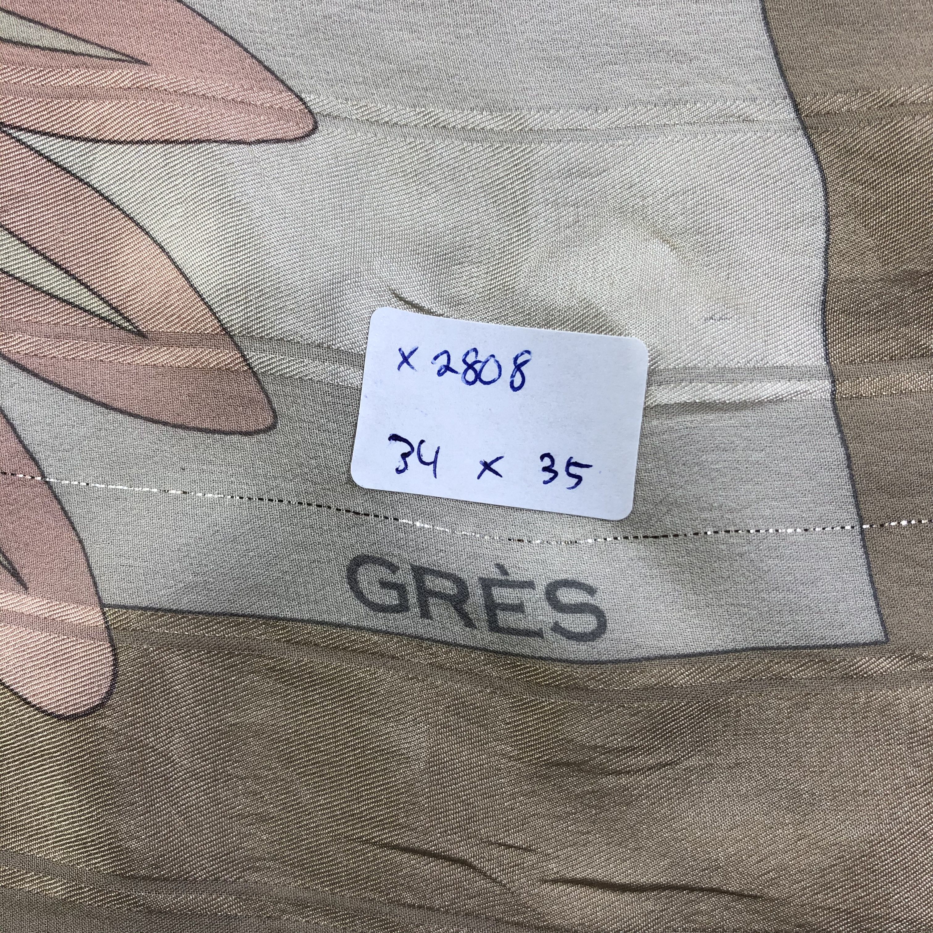 Vintage Vintage Gres Silk Scarf Size ONE SIZE - 7 Thumbnail