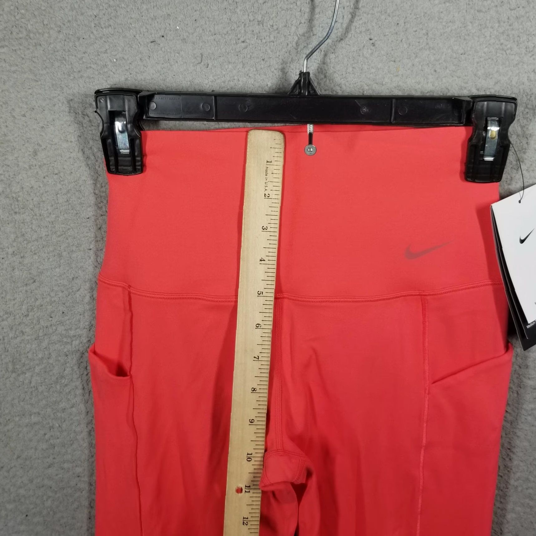 Nike Nike Leggings Women Small Red Dri-FIT Universa Pockets Yoga Running 25in Inseam High Rise Womens Size 28" / US 6 / IT 42 - 7 Thumbnail