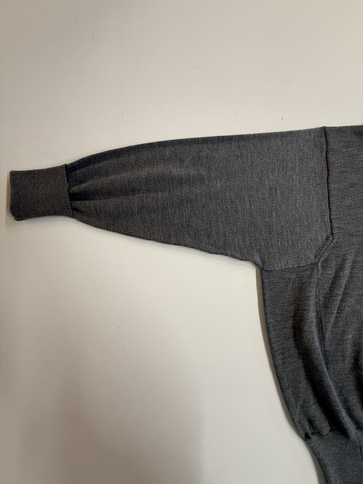 Yves Saint Laurent Vintage YSL Virgin Wool Crewneck Sweater-Oversized Dolman Size M / US 6-8 / IT 42-44 - 15 Thumbnail