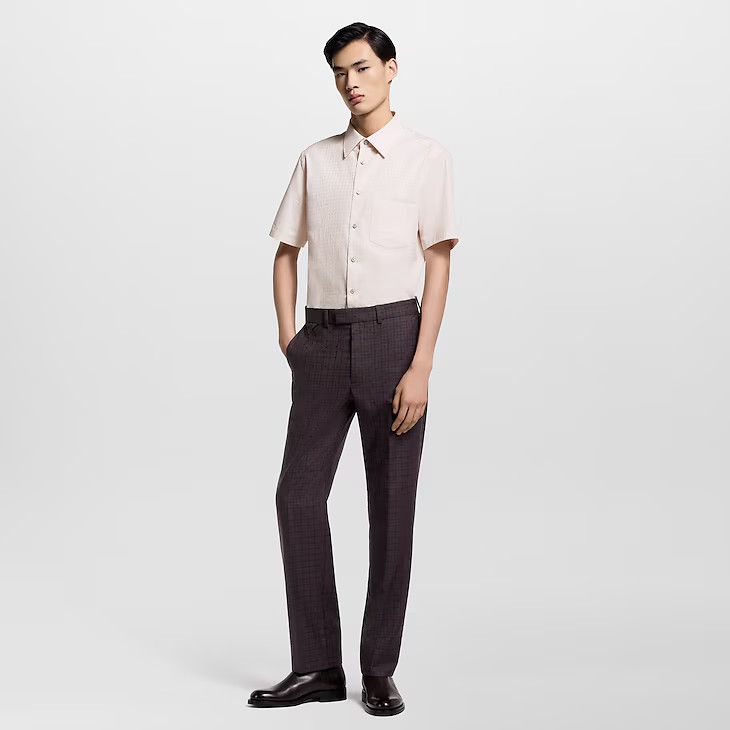 Louis Vuitton Short-Sleeved Classic Shirt - 39 L Size 40S - 4 Thumbnail