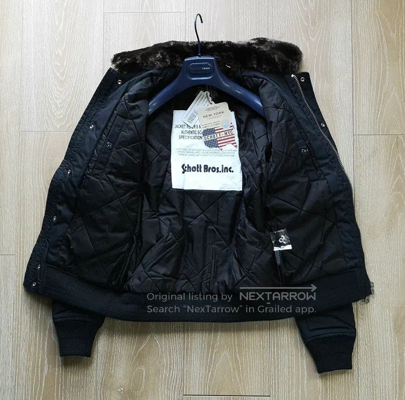 Other Men's cropped jacket with a padded fur collar Size US L / EU 52-54 / 3 - 3 Thumbnail