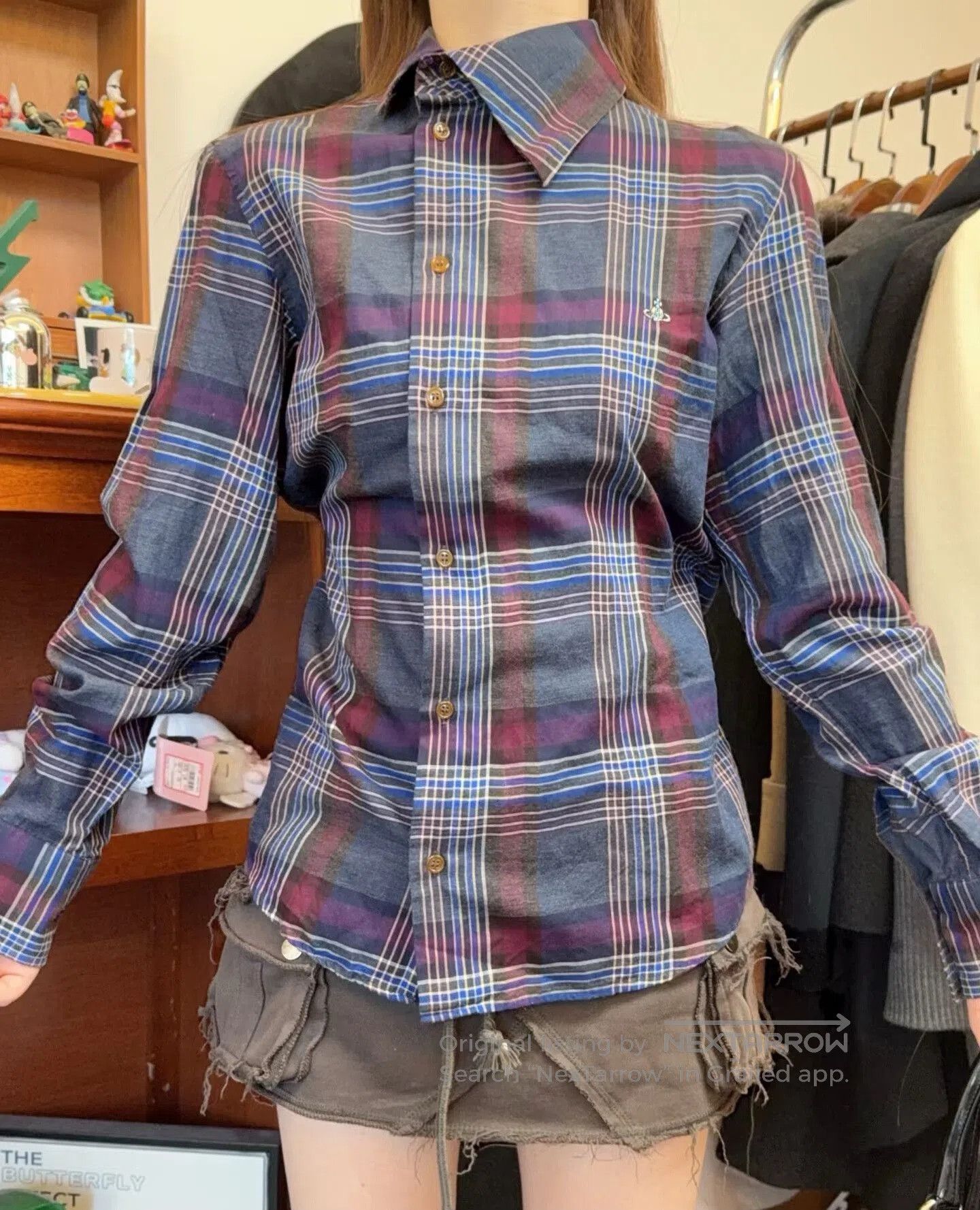 Vivienne Westwood Vivienne Westwood Blue Plaid Shirt. Size M / US 6-8 / IT 42-44 - 9 Thumbnail